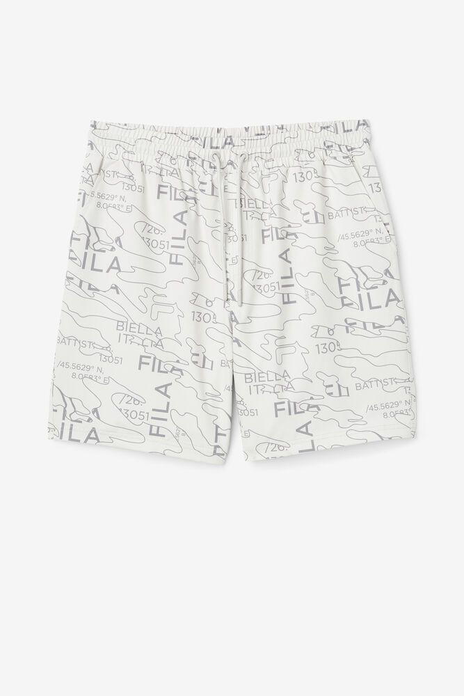 Fila Miesten Shortsit Decklan Valkoinen - LXZR-25403